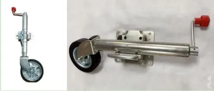 Aus Type 1500lbs 6inch Solid Rubber Jockey Wheel ATV Trailer