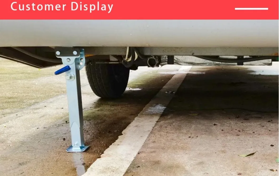 Side Wind Drop Leg Trailer Stabilizer Jack