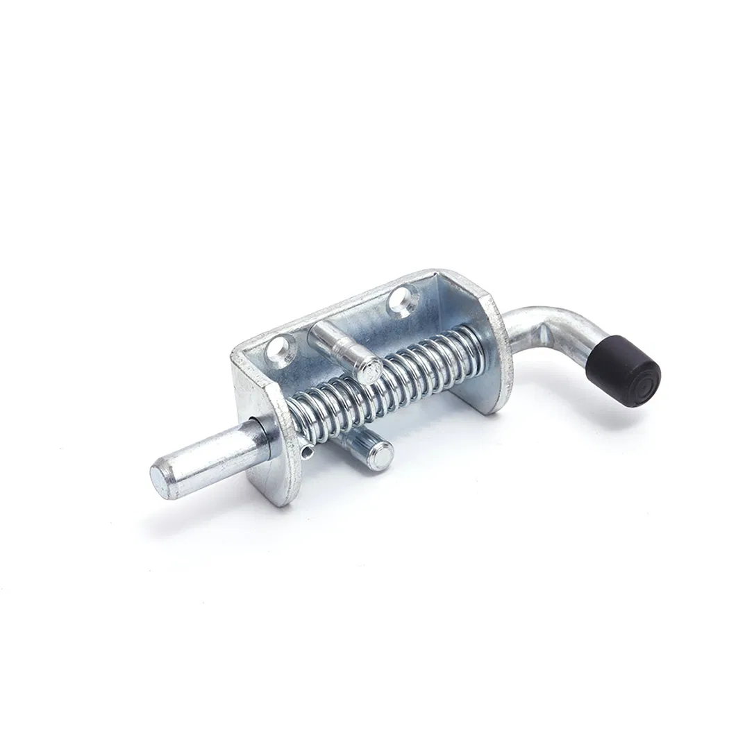 China Factory Van Truck Body Heavy Duty Spring Pin Latch Catcher Spring Loaded Bolt Latch for Utility Trailer Gate