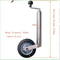 300lbs Galvanized 8" Single Rubber Wheel Stands Steel Hand Crank Screw Jack, Trailer Jack, Top Wind Swing, Trailer Jack with Jockey, Lift Jack.