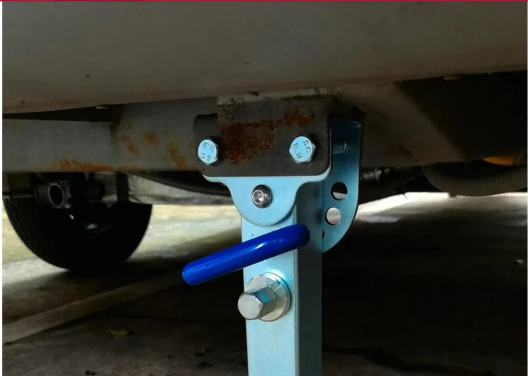 Side Wind Drop Leg Trailer Stabilizer Jack