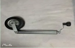 500lbs 8&quot; Solid Rubber Wheel Jockey Wheel Trailer Jack