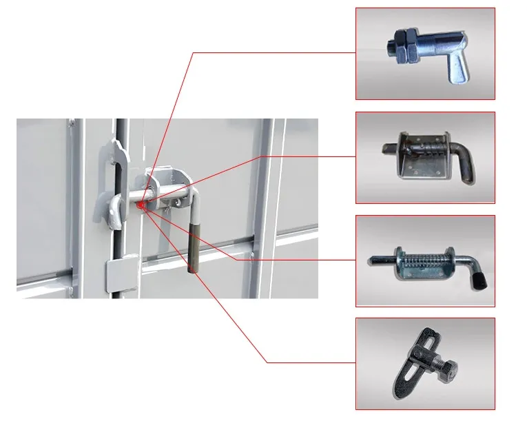 China Factory Van Truck Body Heavy Duty Spring Pin Latch Catcher Spring Loaded Bolt Latch for Utility Trailer Gate