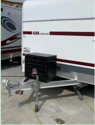 Aus Type 1500lbs 6inch Solid Rubber Jockey Wheel ATV Trailer