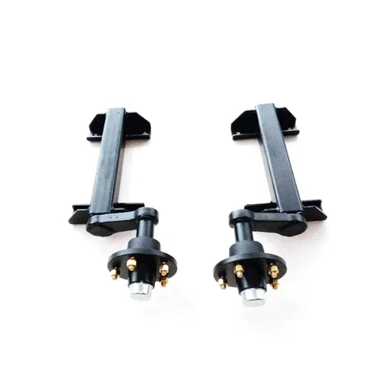 True Factory for Metal Trailer Parts Rubber Wheel Torsion Axles, Half Axle with Wheel Hub, 350kgs/500kg/750kg/1000kg/1500kg, Accept OEM