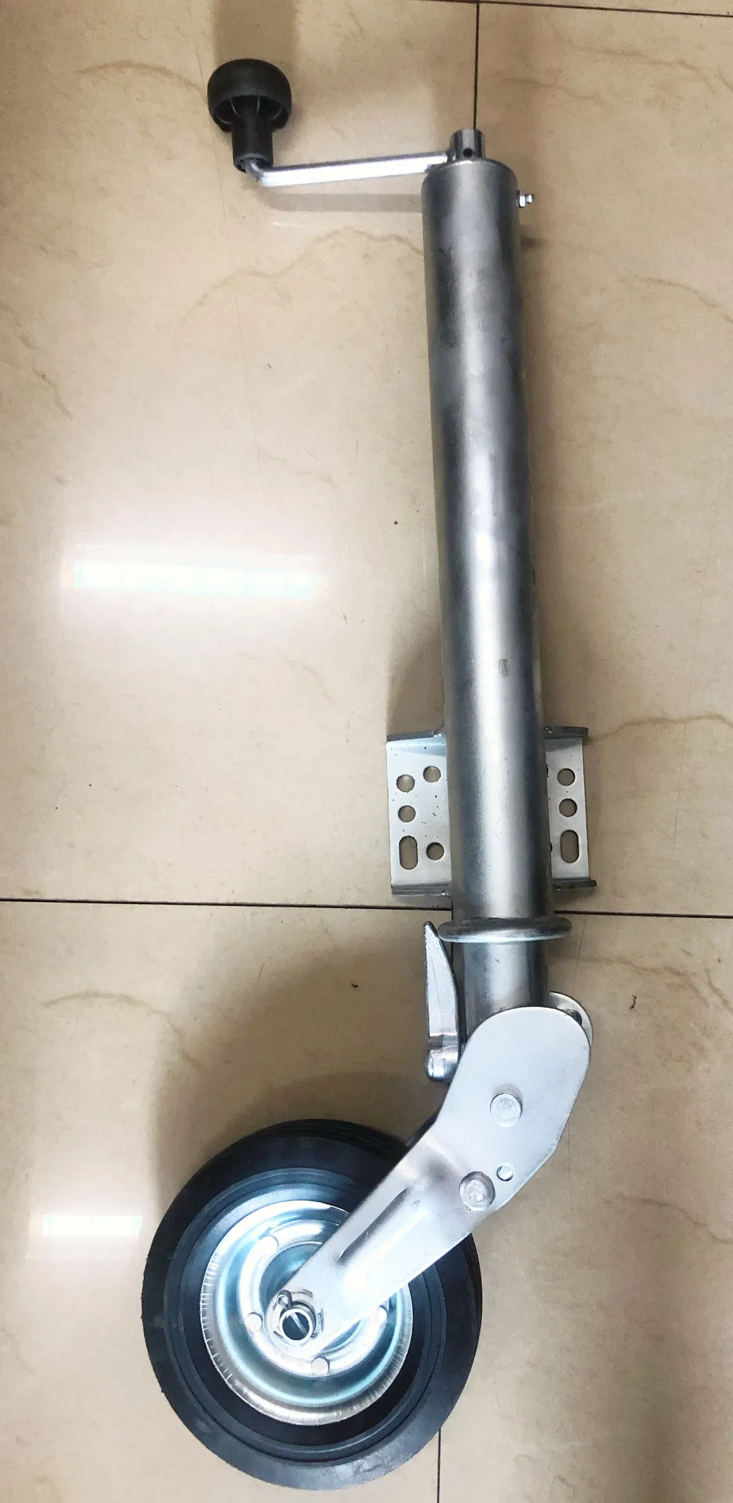 True Manufacturer of 1600lbs Hand Swing Adjustable Length Rubber Wheel Metal Trailer Jack and Auto Part, Motorhome Jack, Caravan Car Jack, Lifing Jack
