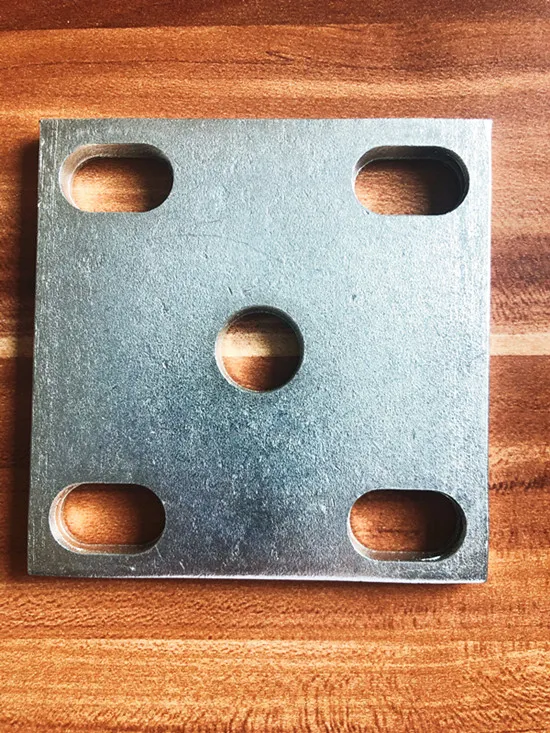 True Manufacturer of Trailer Axle Fish Plate Zinc Plated, Trailer Part