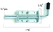 OEM Zinc Plated Steel Barrel Spring Latch, Railer Gate Fasteners