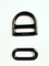 High Quality Safety Zinc Metal D-Ring Large Steel D Ring for Safety Harness
