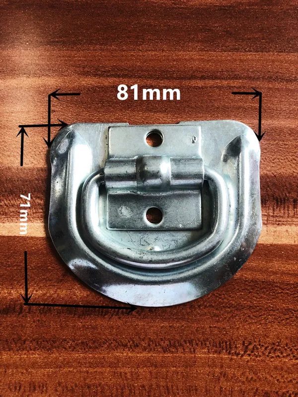 Trailer Parts of Recessed Pan Fitting with Spring Washer, Ring-Pull, Lashing Ring