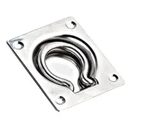 Trailer Parts of Recessed Pan Fitting with Spring Washer, Ring-Pull, Lashing Ring